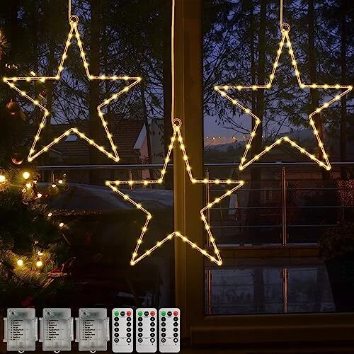 Battery powered 2024 window lights