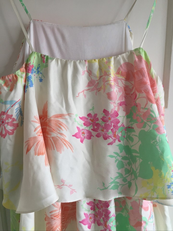 DESIGNER UK 1012 TIERED SATIN BALL GOWN SPECIAL EVENT LONG MIDI DRESS