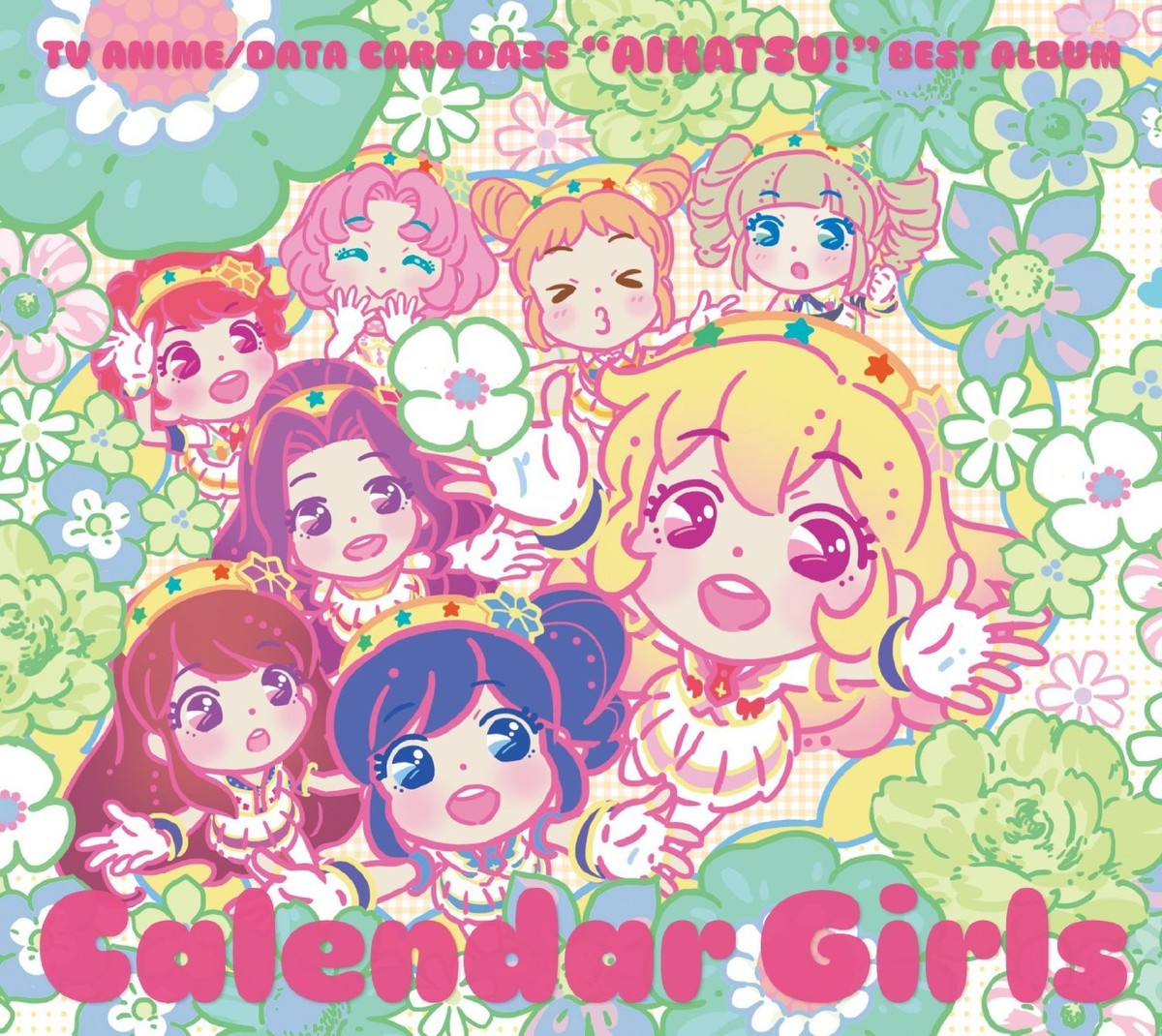 STAR ANIS Data Carddass Aikatsu Best Album Calendar Girls JP 2CD