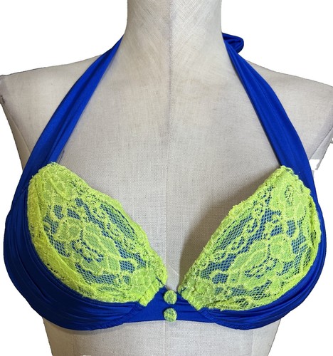 beach bunny swimwear show and tell ombre sz xs top only womens new