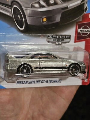 ホットウィール ID Skyline GT-R [BNR34] zamac Hot Wheels R34 Nissan Skyline GT-R ZAMAC EDITION VHTF w/ PROTECTOR