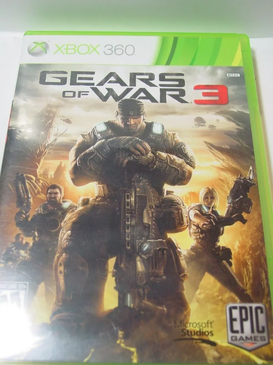 Xbox 360 Gears Of War 3 Video Game Used