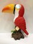 DEKOFIGUR,WELLENSITTICH SITZEND PAPAGEI 2ER SET VÖGEL 625206 17cm VOGEL