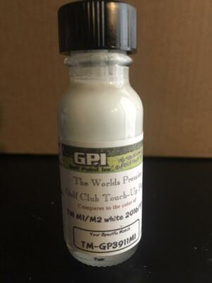 Golf Paint Match for M1/M2 White Crown clubs TM-GP3911M1