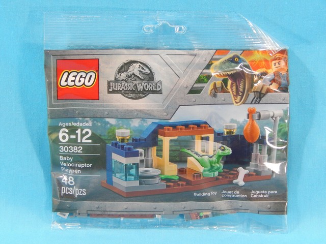lego jurassic world 30382 baby velociraptor playpen