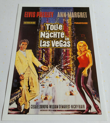cinema-FilmPlakat-Karte >> ELVIS PRESLEY in ''Tolle Nächte in Las Vegas'' #165