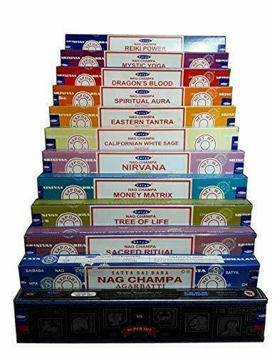 Satya Sai Baba Nag Champa Assorted Mixed Incense Sticks Fragrance Agarbatti 180g - Image 3 of 4