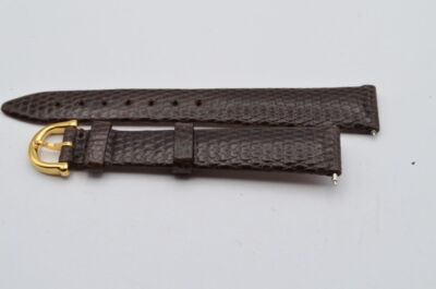MAURICE LACROIX VINTAGE LEDER ARMBAND 15MM MIT DORNSCHLIESSE 12MM RAR