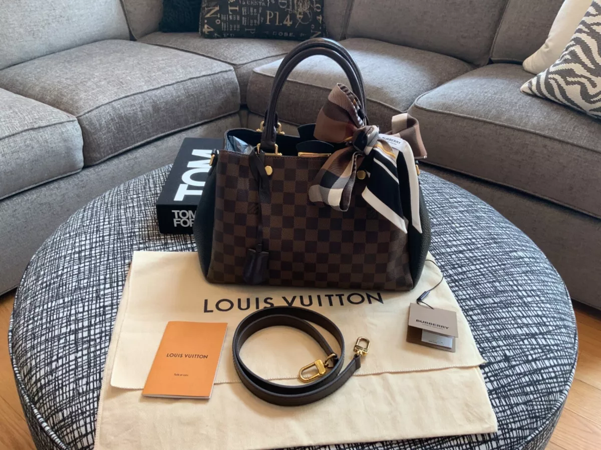 SALE!!! Louis Vuitton Brittany Damier Ebene- NOIR BAG -w/ twilly