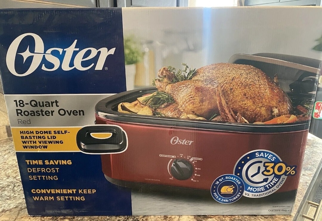 Oster 18Quart Roaster Oven Red CKSTRS18RHDV New Sealed eBay