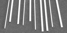 Plastruct .030 x .040 Rectangular Rods Styrene 10  90732 x