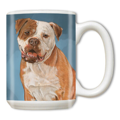 American Bulldog Ceramic Coffee Mug Tea Cup 15 oz | eBay
