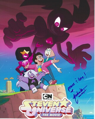 MICHAELA DIETZ Signed 8.5 x 11 Photo Signed REPRINT Voice Actor STEVEN ...