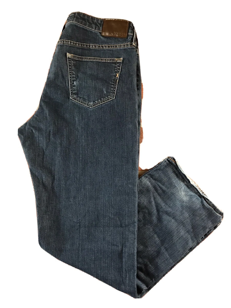 EXPRESS Jeans Men 34x32 (34x29) Relaxed Fit Dark Wash Blue Denim