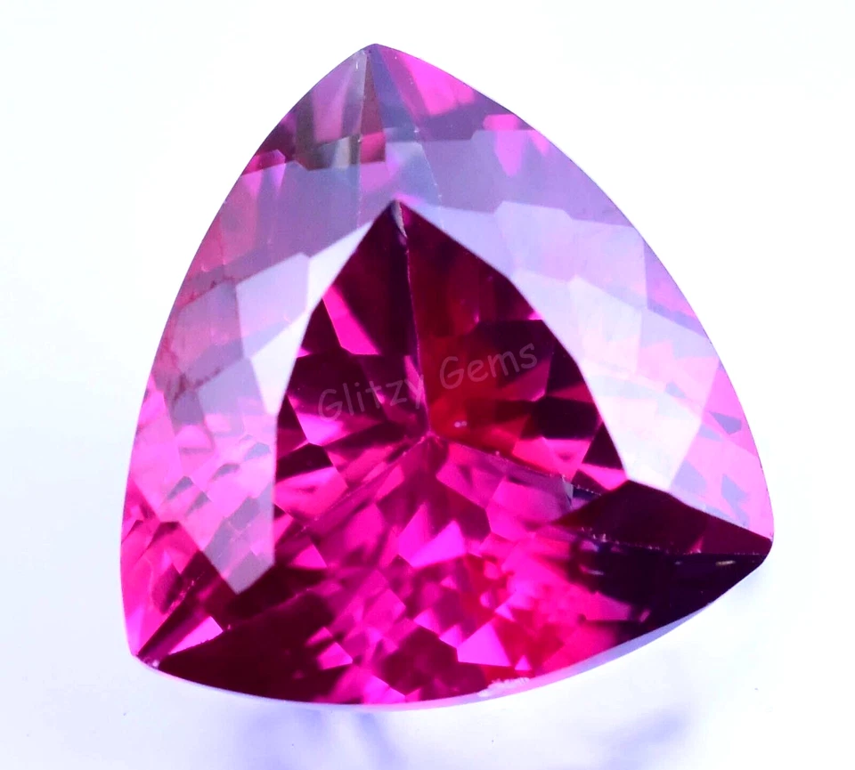 Granate rodolita natural impecable 17,10 quilates rosa frambuesa gema suelta certificada Foto 2 de 4