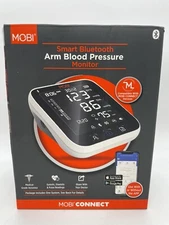NEW MOBI Smart Bluetooth Arm Blood Pressure Monitor -Systolic, Diastolic & Pulse