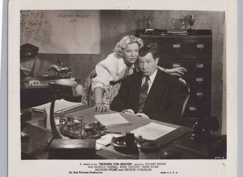 Glenda Farrell + Stuart Erwin in Heading for Heaven (1947) ❤ Vintage Photo M 230 - 第 1/2 張圖片