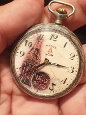 Antique Coca Cola Customers Advertisement Bottle Pocket watch very Rare 1924