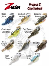SALE - Z-Man Project Z Chatterbait - Choose S...
