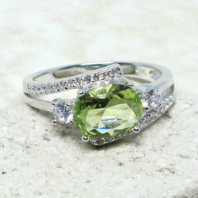 Antique Oval Cut Peridot Ring | LUO - Foto 6