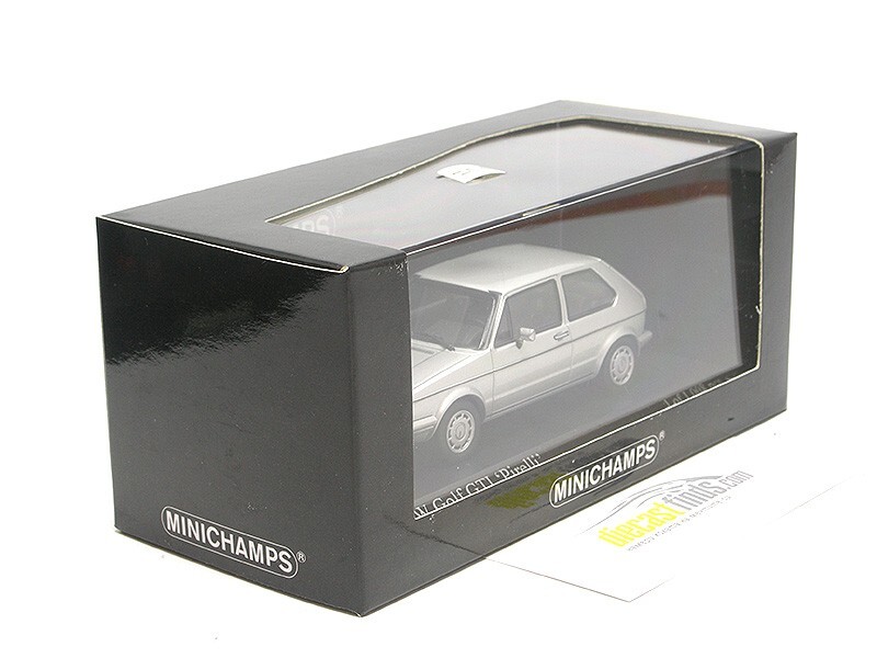 MINICHAMPS VW Golf 1:43スケールモデル VW Volkswagen Golf Mk1 GTI Pirelli Diamond Silver Metallic 1/43