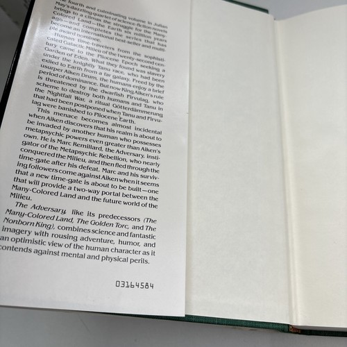 The Adversary Volume IV 4 Julian May 1984 Saga Of Pliocene Exile Hard Cover Book - Picture 3 of 8