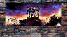 The Destroyer painting art poster KISS BIG 4 feet 48" x 20" Ace Frehley amazing!