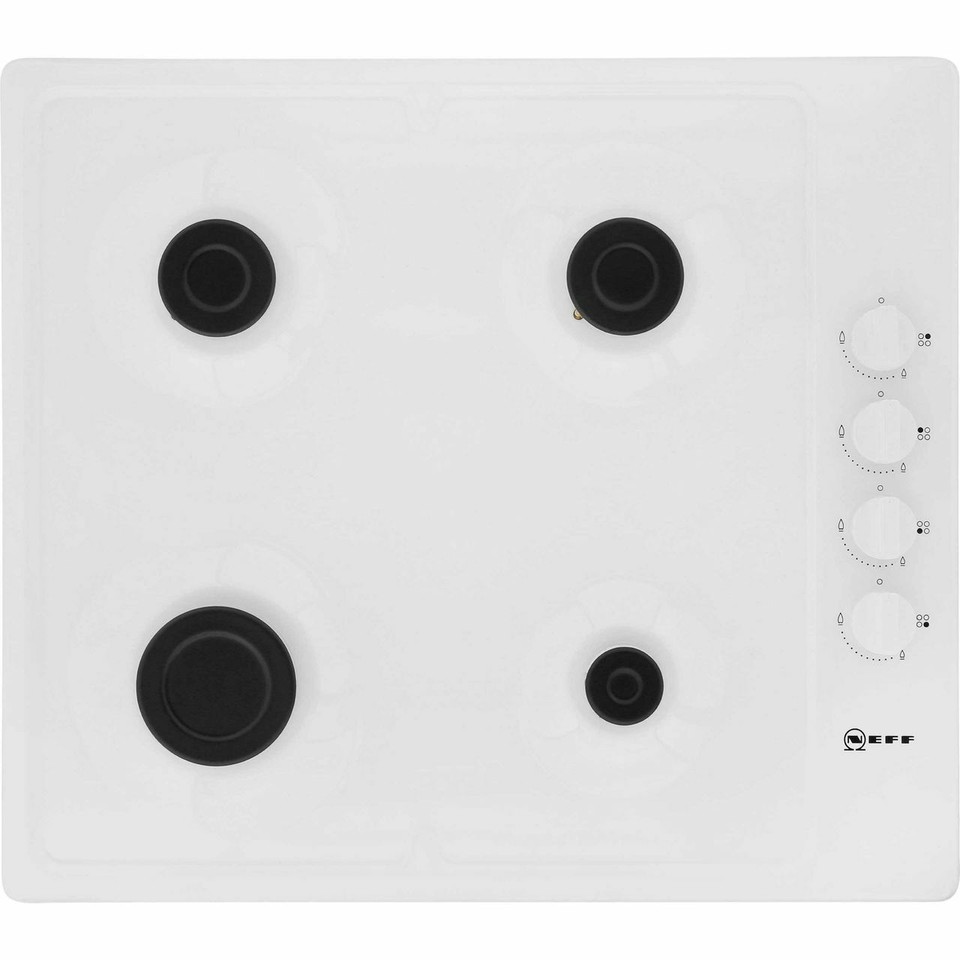 NEFF T26BR46W0 N30 Built In 58cm 4 Burners White Gas Hob 4242004187295