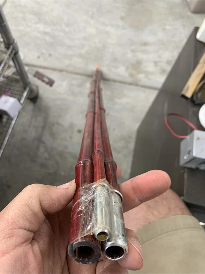 Laker Bamboo Vintage 3pcs Cane Bamboo Fishing Pole - Image 3 of 4