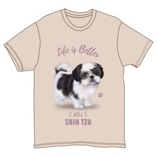 Life is Better with a Shih Tzu-Unisex T-Shirt-NWT-Free Shipping