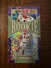 George Pickens 2022 Panini Legacy Mini Purple Sparkle Rookie /10