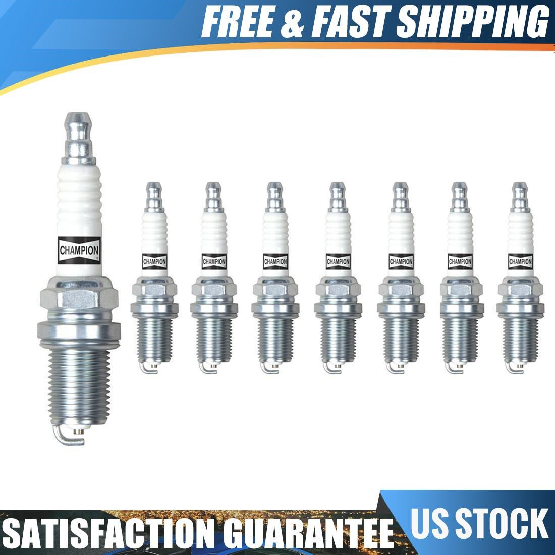 Champion Spark Plug Set of 8PCS High Performance Spark Plug For Ford 300
