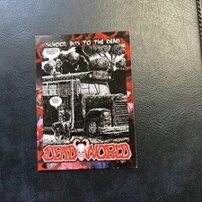 Jb1a Dead World 2012 PREYGENT Gary Reed #01 School Bus To The Dead Vincent Locke