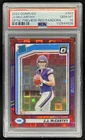 2024 Donruss JJ McCarthy Optic Rated Rookie Preview Red Pandora RC #303 PSA 10