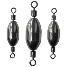 AMYSPORTS Saltwater Fishing Weights Swivel Size1 (1/32oz.) 20pcs, Brass