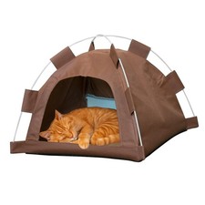 Cat Tent House, Indoor Foldable Cat Tent Nest, Pet Cave Bed, Indoor/Outdoor T...
