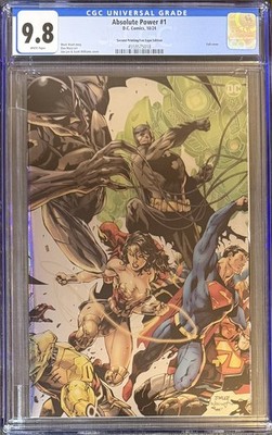 ABSOLUTE POWER #1 (2024) WAID / MORA ~ JIM LEE VARIANT CGC 9.8