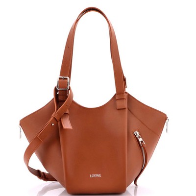 Loewe Hammock Flip Tote Bag Leather