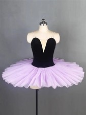 Professional Black Light Purple Ballet Dance Costume Adult Ballet Dance Skirt