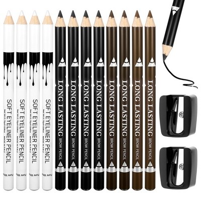 12Pcs Barber Pencil with 2 Sharpener, Magic Hairline Pencils for Lineup Beard...