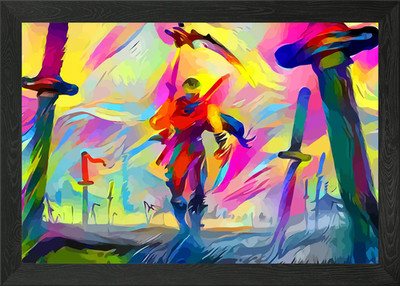 Ninja GAiden Gerahmtes Wandbild Poster Leinwanddruck Bild