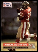 Roger Craig 1991 Pro Set #21 49ers NFL READ FREE SHIPPING AutographDen