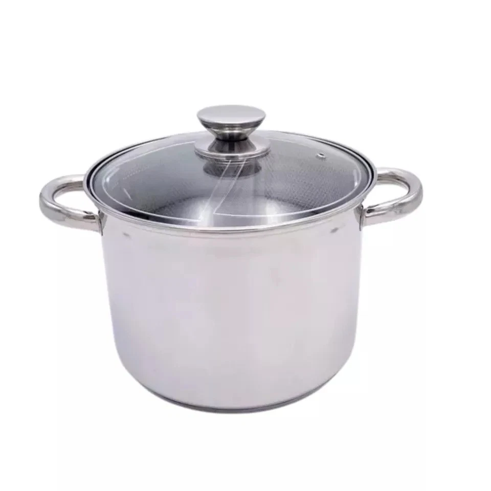 Spaghettiera pastarella Doppio Cestello 6 L In Acciaio Inox Triplo Fondo - Immagine 3 di 4