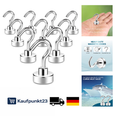 Neosmuk Magnethaken 11kg Extra Stark Magnet Haken für Grill