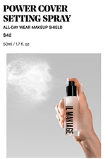 IL MAKIAGE POWER COVER SETTING SPRAY NEWLY RELEASED 50 mL 1.7 oz IN HANDS