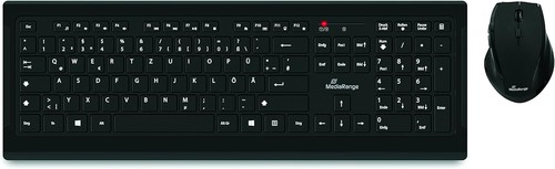 MediaRange MROS104 Keyboard Set QWERTZ wireless 5 Button mouse + keyboard QWERTZ - 第 4/7 張圖片