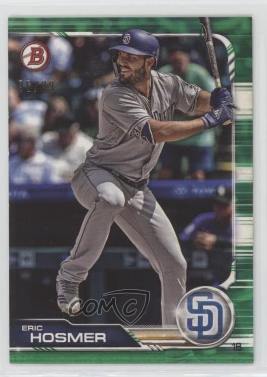 2019 Bowman Green 96/99 Eric Hosmer #86 0q3