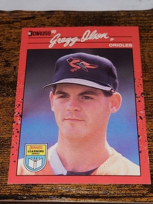 Gregg Olson 1990 Donruss - Learning Series #27 Baltimore Orioles