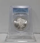 TOP 100!  1880-S  Morgan "VAM-10, 8/7 Crossbar" Silver Dollar, PCGS MS-63!