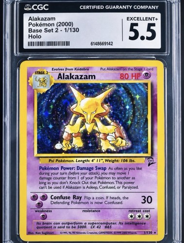 Alakazam graded CGC 5.5 for sale on eBay